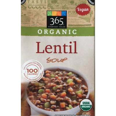 Organic Lentil Soup