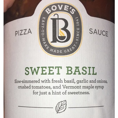 Pizza Sauce, Sweet Basil
