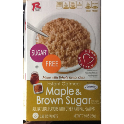Instant Oatmeal, Maple & Brown Sugar