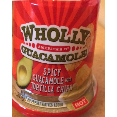 Spicy Guacamole with Tortilla Chips