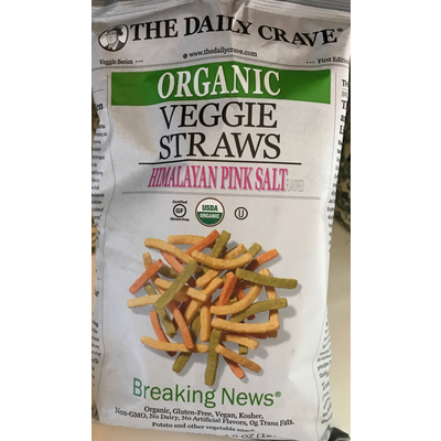 Organic Veggie Straws Himalayan Pink Salt