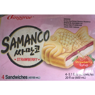 Samanco Sandwich, Strawberry