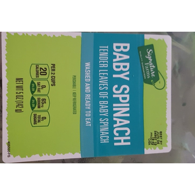 Baby Spinach Leaves