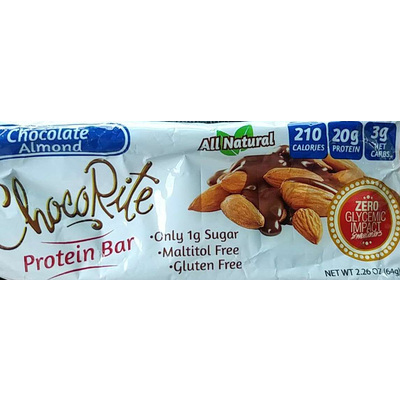 Protein Bar, Chocolate Almond