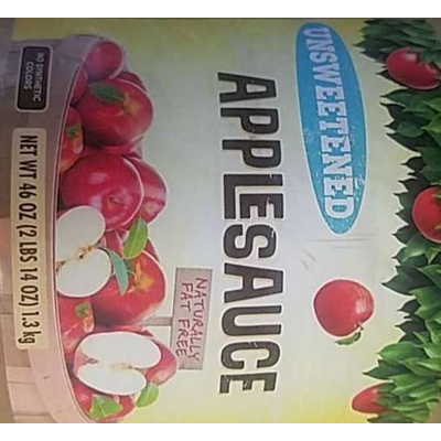 Applesauce, Unsweetened