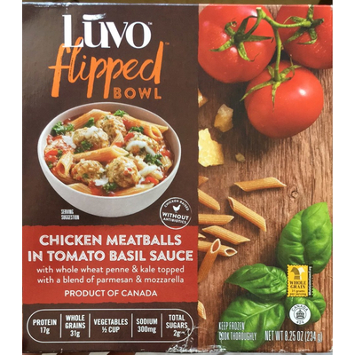 Chicken Meatballs in Tomato Basil Sauce