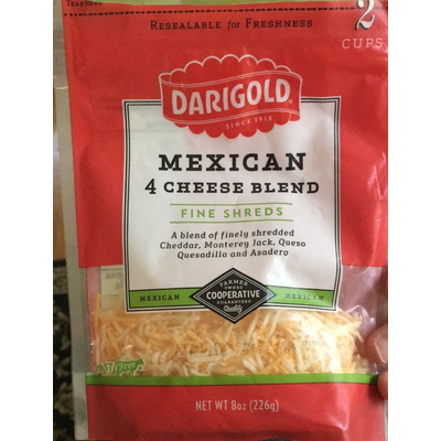 Mexican 4 Cheese Blend Fine Shreds