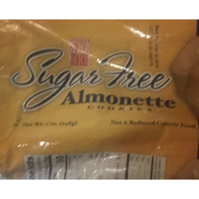 Sugar Free Almonette Cookies