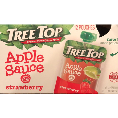 Apple Sauce W/ Strawberry