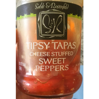 Tipsy Tapas Cheese Stuffed Sweet Peppers