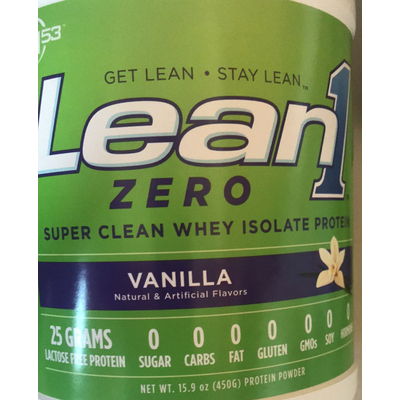 Lean 1, Super Clean Whey Isolate Powder, Vanilla