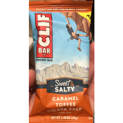 Energy Bar, Caramel Toffee with Sea Salt