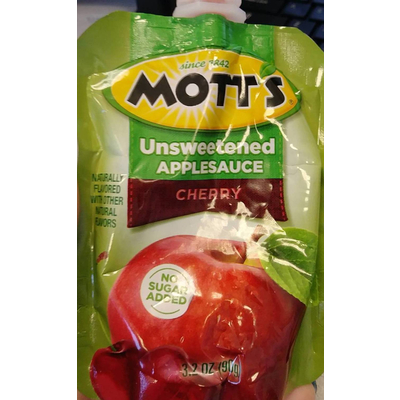 Unsweetened Applesauce, Cherry