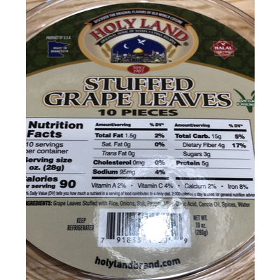 Stuffed Grape Leaves