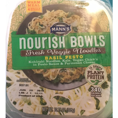 Veggie Noodles, Basil Pesto