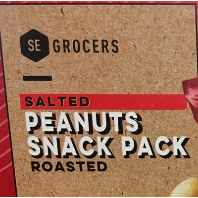 Salted Peanuts Snack Pack Roasted