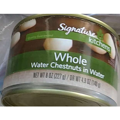 Water Chestnuts in Water
