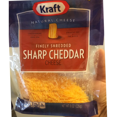 Sharp Cheddar Cheese, Finely Shredded