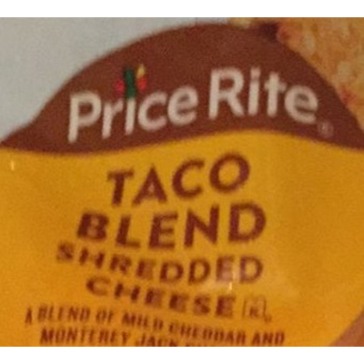 Shredded Cheese, Taco Blend