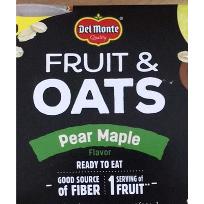 Fruit & Oats, Pear Maple