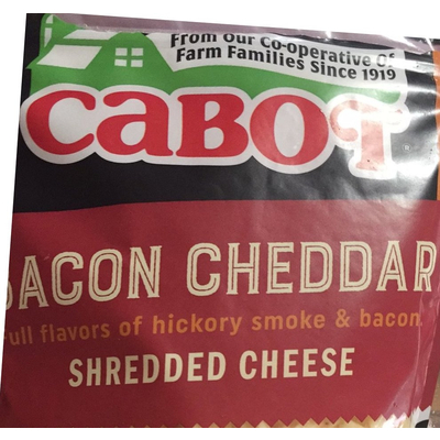 Bacon Cheddar, Shredded Cheese
