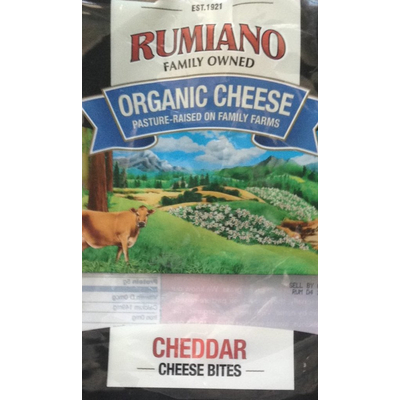 Organic Cheese, Cheddar Cheese Bites