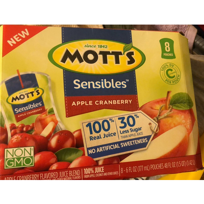Apple Cranberry Flavored Juice