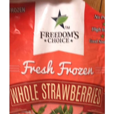 Whole Strawberries, Fresh Frozen