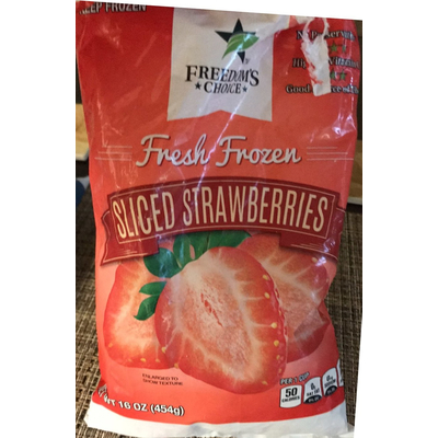 Frozen Strawberries, Sliced