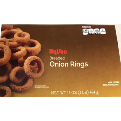 Onion Rings, Breaded