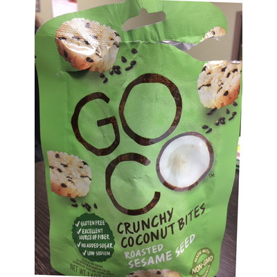 Crunchy Coconut Bites, Roasted Sesame Seed