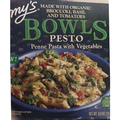 Pesto Bowls, Penne Pasta with Vegetables