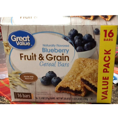 Fruit & Grain Cereal Bar, Blueberry