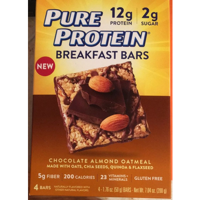 Breakfast Bars, Chocolate Almond Oatmeal