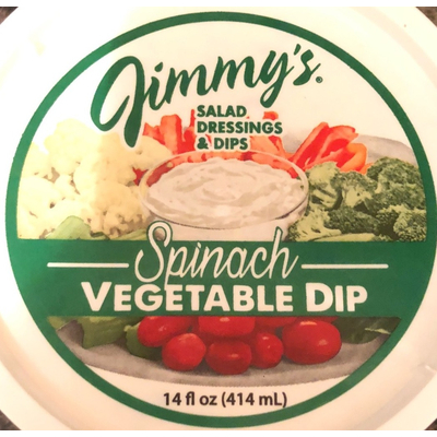 Salad Dressings & Dips, Spinach Vegetable Dip