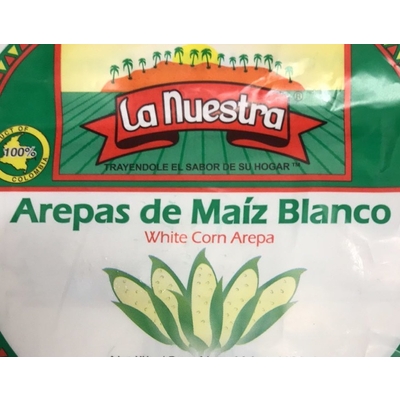 White Corn Arepa