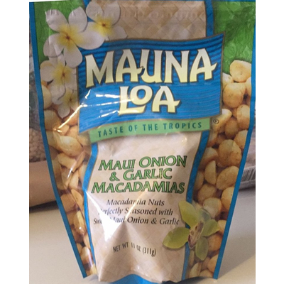 Macadamias, Maui Onion & Garlic