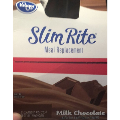 Slim Rite Meal Replacement, Milk Chocolate