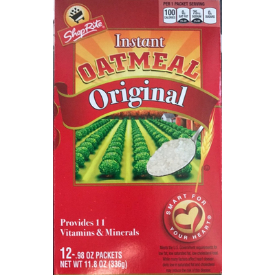 Instant Oatmeal, Original
