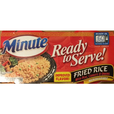 Fried Rice with Peas, Carrots & Onions