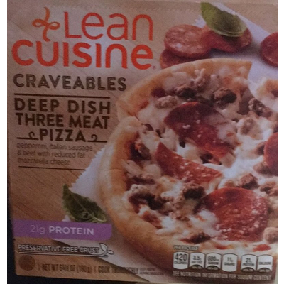 Deep Dish Three Meat Pizza