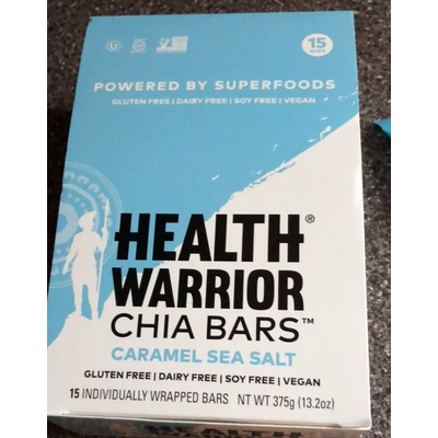 Chia Bars, Caramel Sea Salt