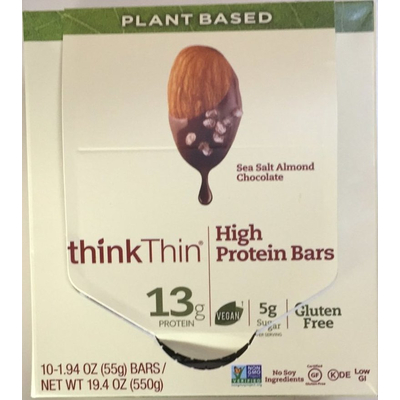 High Protein Bars, Sea Salt Almond Chocolate