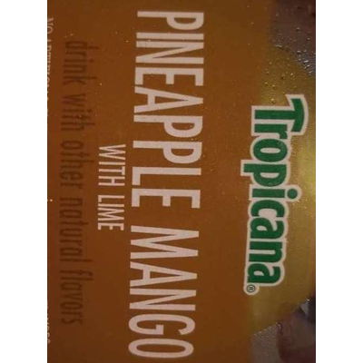 Fruit Drink, Pineapple Mango with Lime