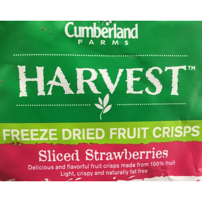 Harvest, Freeze Dried Fruit Crisps, Sliced Strawberries