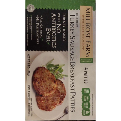 Turkey Sausage Breakfast Patties