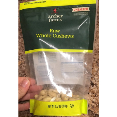 Whole Cashews, Raw