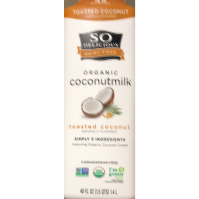 Organic Coconutmilk, Toasted Coconut