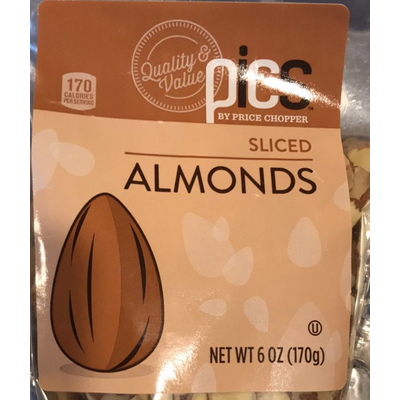 Pics, Almonds, Sliced
