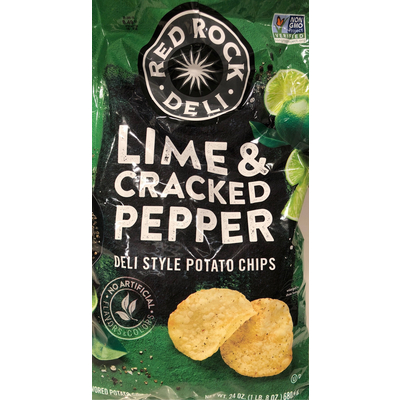 Potato Chips, Lime & Cracked Pepper